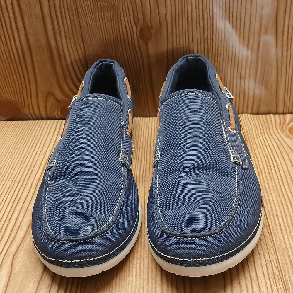 Crocs Men's Blue Casual Loafers - Picture 3 of 16